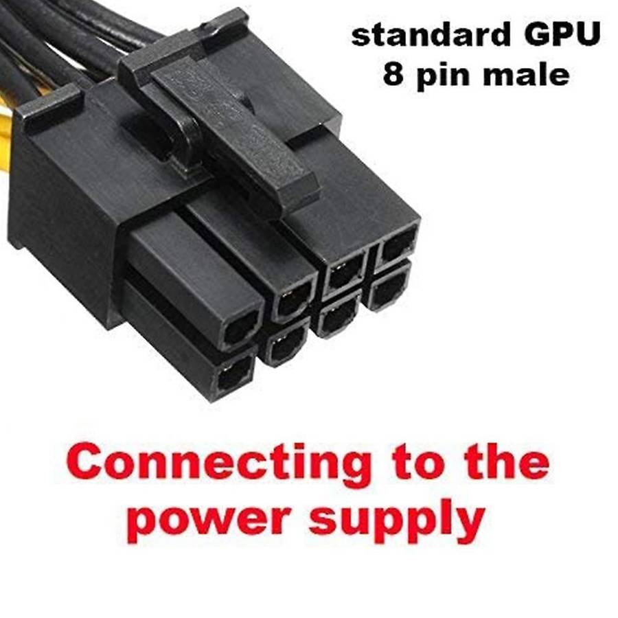Pci-e 8 Pin Male to 8 Pin Male Power Cable for Evga Modular 60cm+20cm
