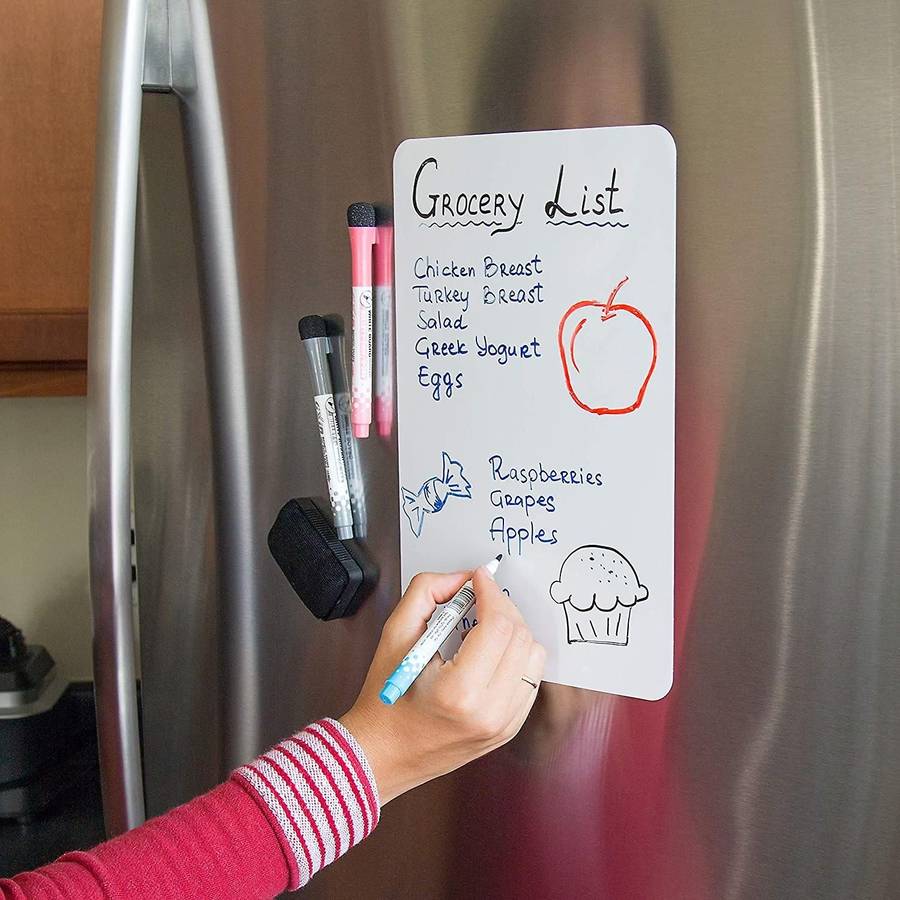 8pcs Magnetic Erasable Whiteboard Pens with Eraser Cap Board Markers