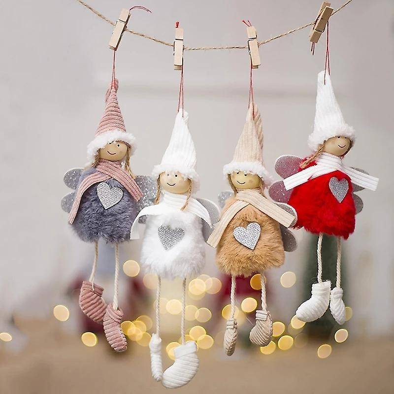 Christmas Angel Doll Pendant Merry Christmas Decor for Home