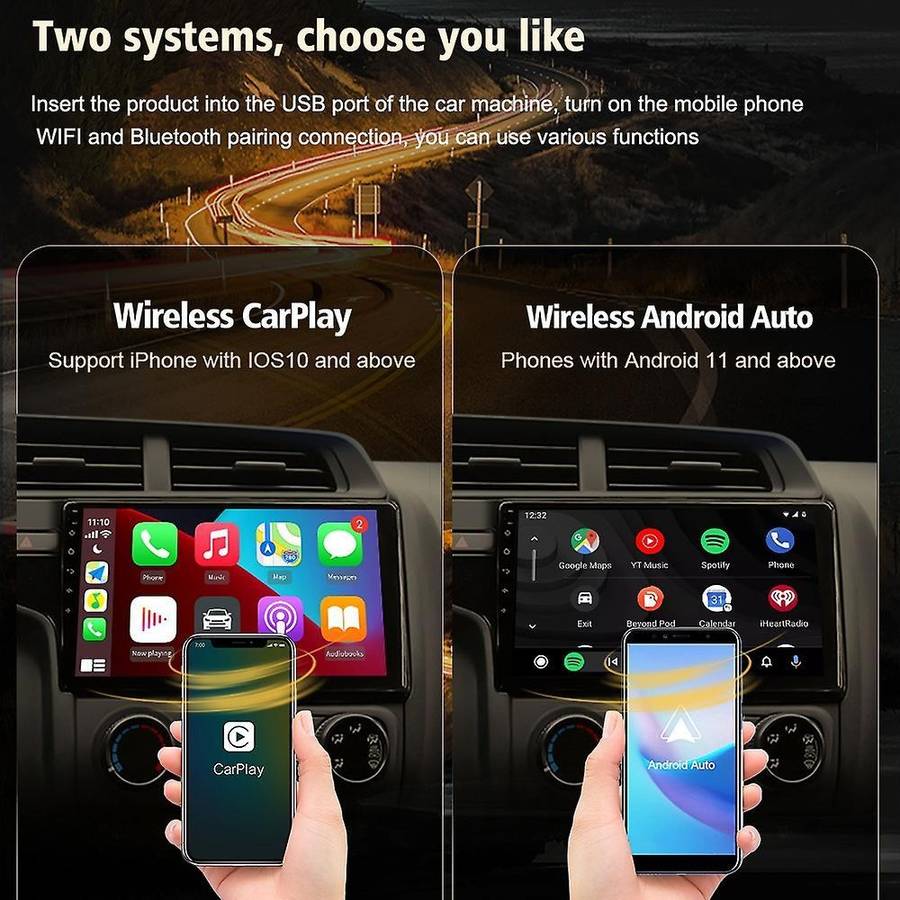 Carlinkit Wireless Carplay Adapter for Modify Android Screen Ios15
