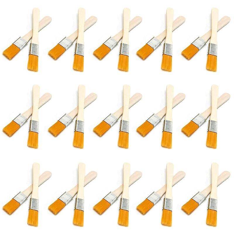 30-pcs Paint Brush Set with Wooden Handle,for Cleaning & Dust Removal