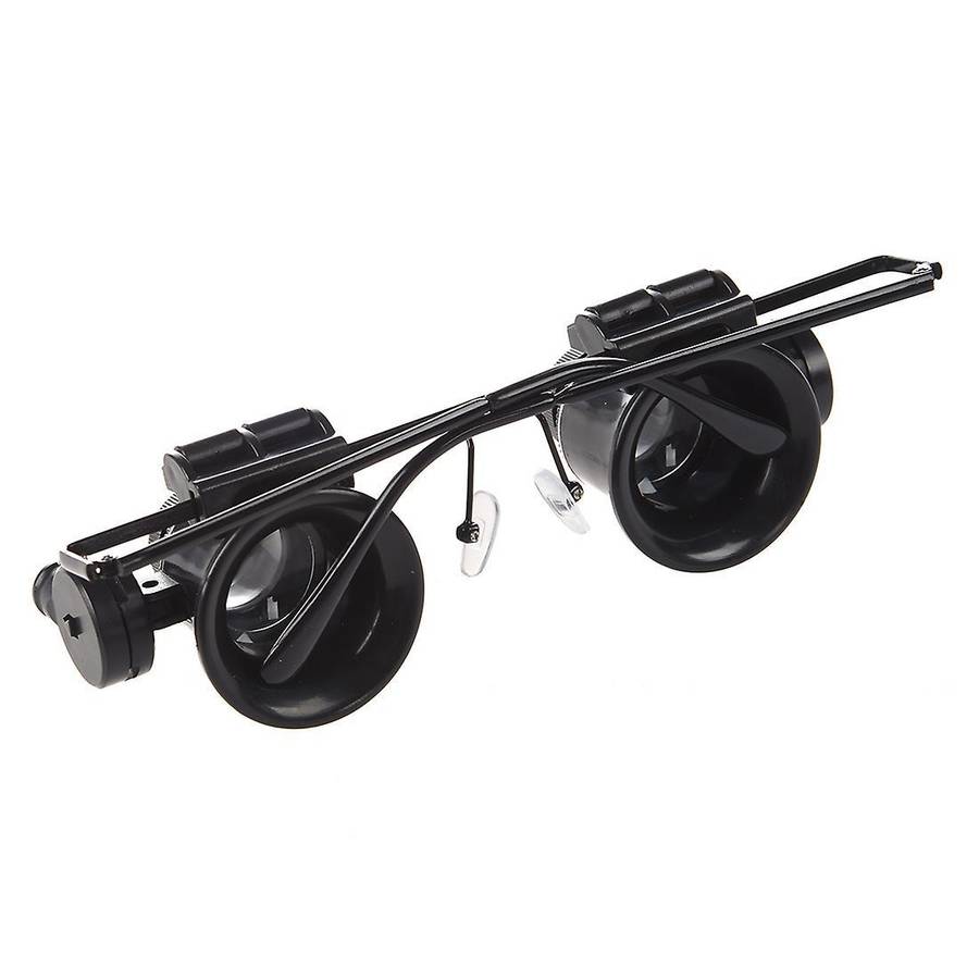 Watch Repair Magnifier Loupe 20x Glasses with Led Light