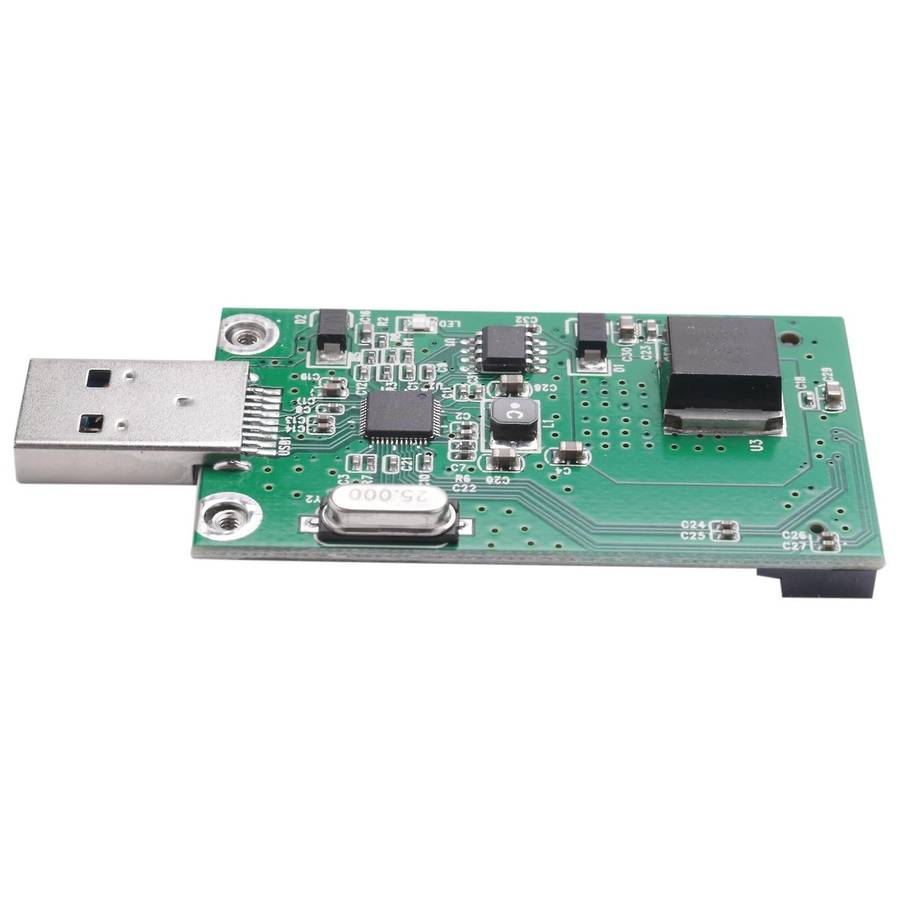 Mini PCI-E mSATA to Type-A USB 3.0 External SSD Converter Data Transmission Expansion Card MSATA