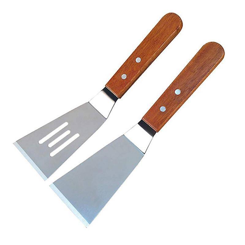 With Wooden Handle Beefsteak Spatula Flat Colander Shovel