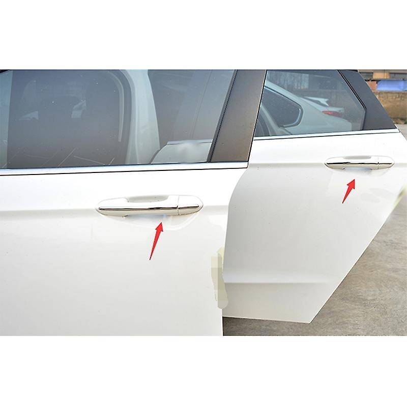 8pcs Stainless Steel Chrome Door Handle Stripe Cover Trim for Ford
