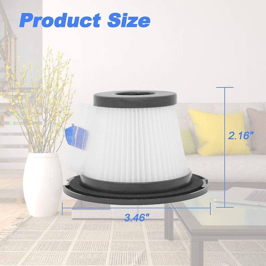 4 Packs Of Replaceable Hepa Filters, for Moosoo K17 Cordless Vacuum