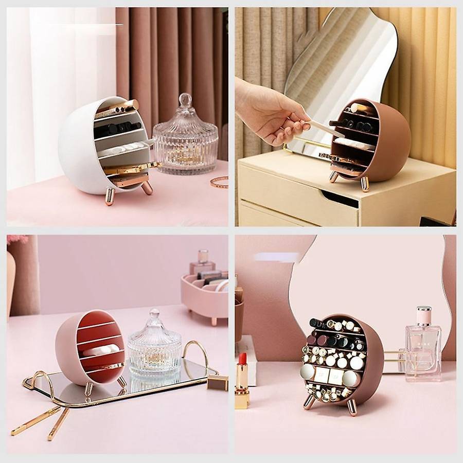 Cosmetic Storage Box Dressing Table Eyeliner Eyebrow Finishing Rack C