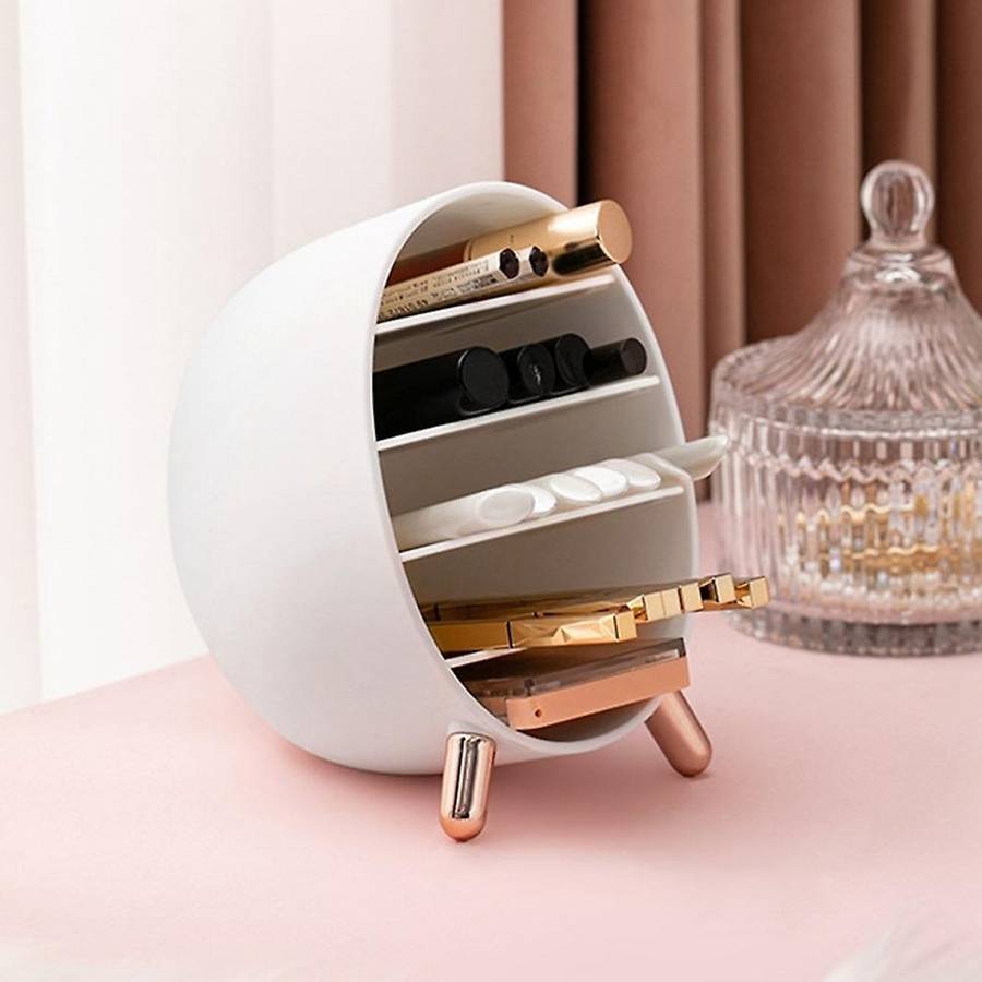 Cosmetic Storage Box Dressing Table Eyeliner Eyebrow Finishing Rack C