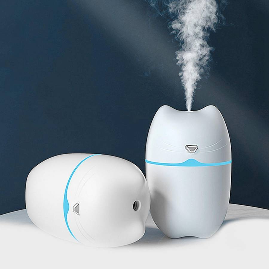 Humidifier 250ml Cold Fog Humidifier with Colorful Atmosphere Light