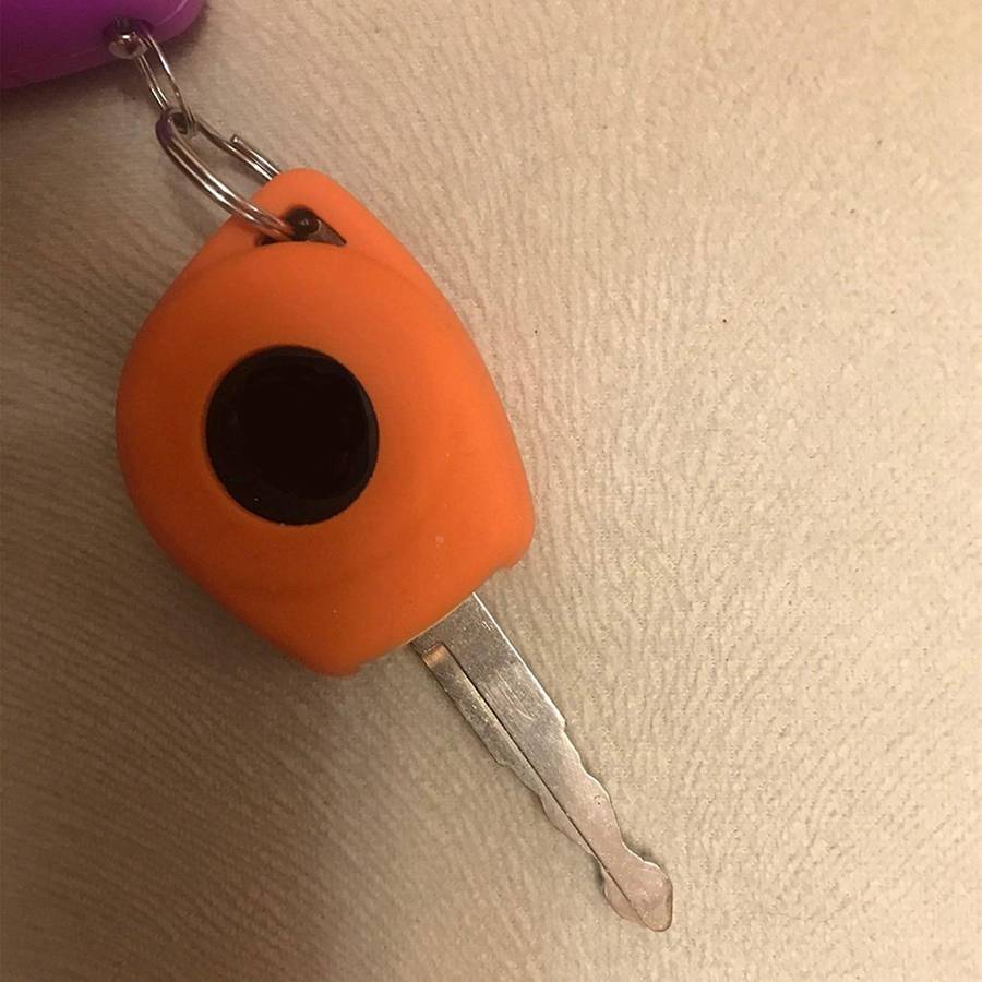 Silicon Car Key Cover for Suzuki Sx4 Swift Grand Vitara, Orange