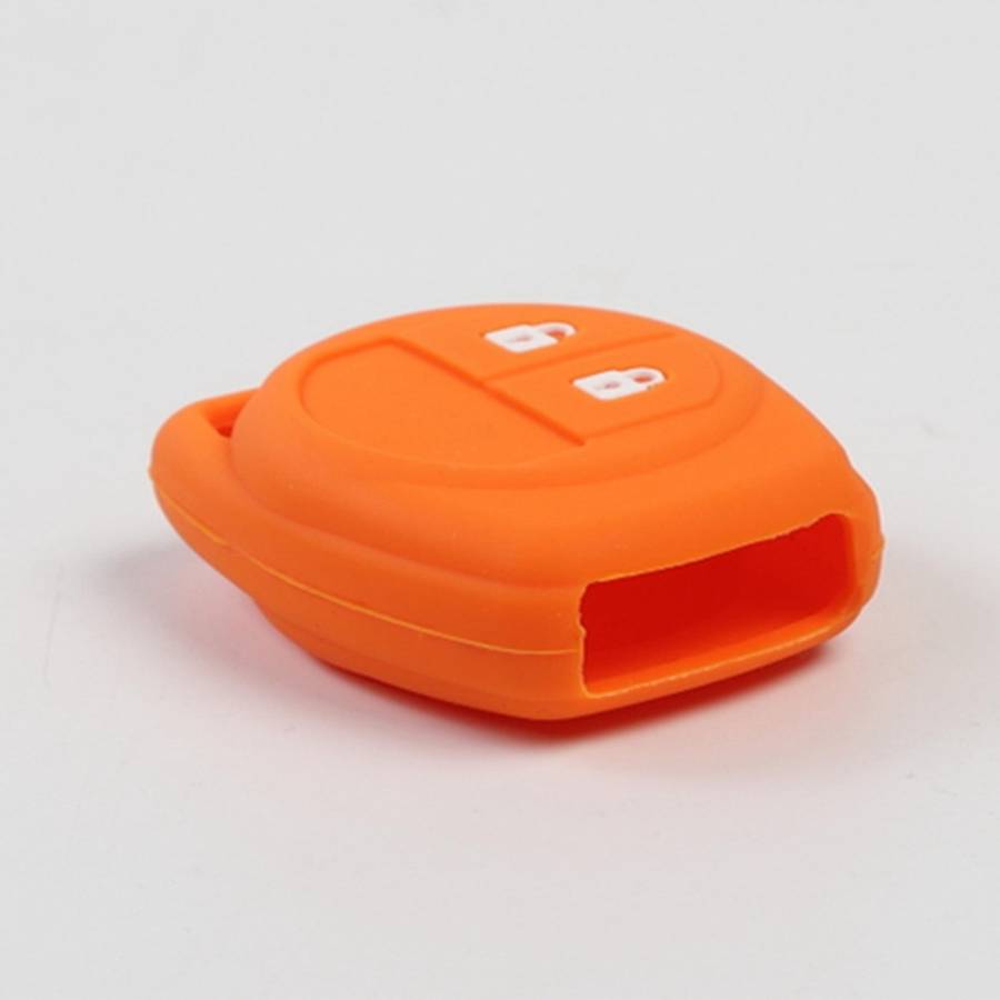 Silicon Car Key Cover for Suzuki Sx4 Swift Grand Vitara, Orange