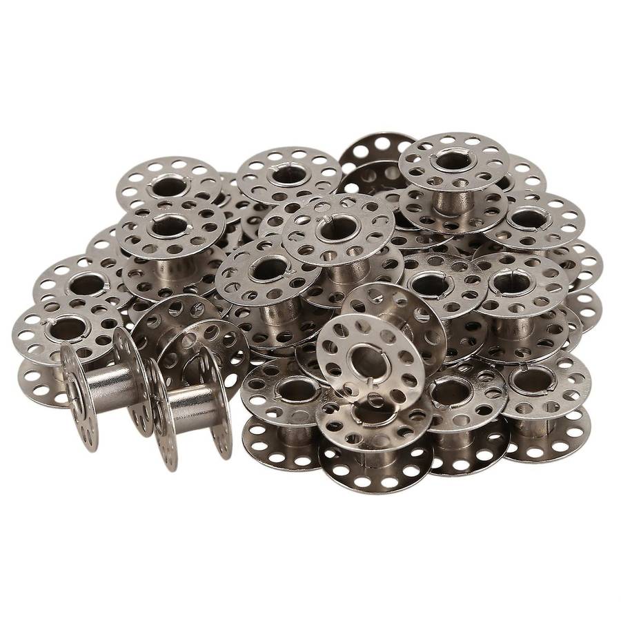 40pcs Sewing Machine Bobbins Stainless for Household Singer 15 Class