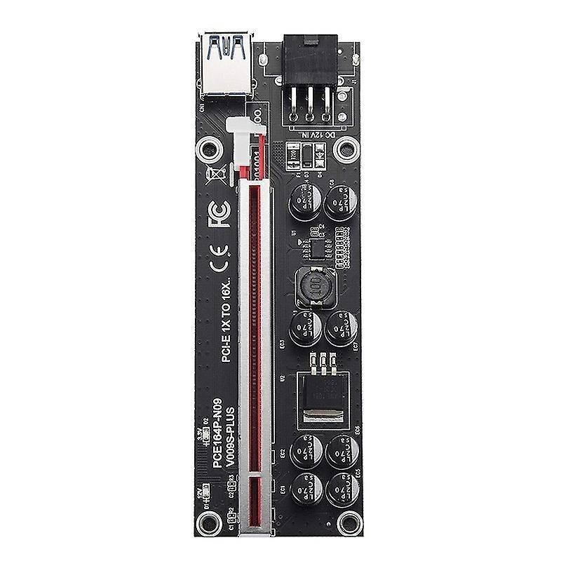 Pcie Riser 009s Plus Mining Pcie X16 for Mining Video Card - Red Slot