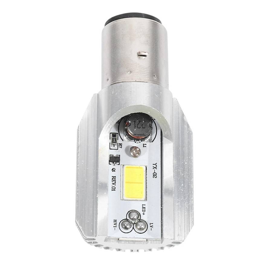 Led Headlight 1200 Lumens White H6 Ba20d Cob 12w Led Bulb