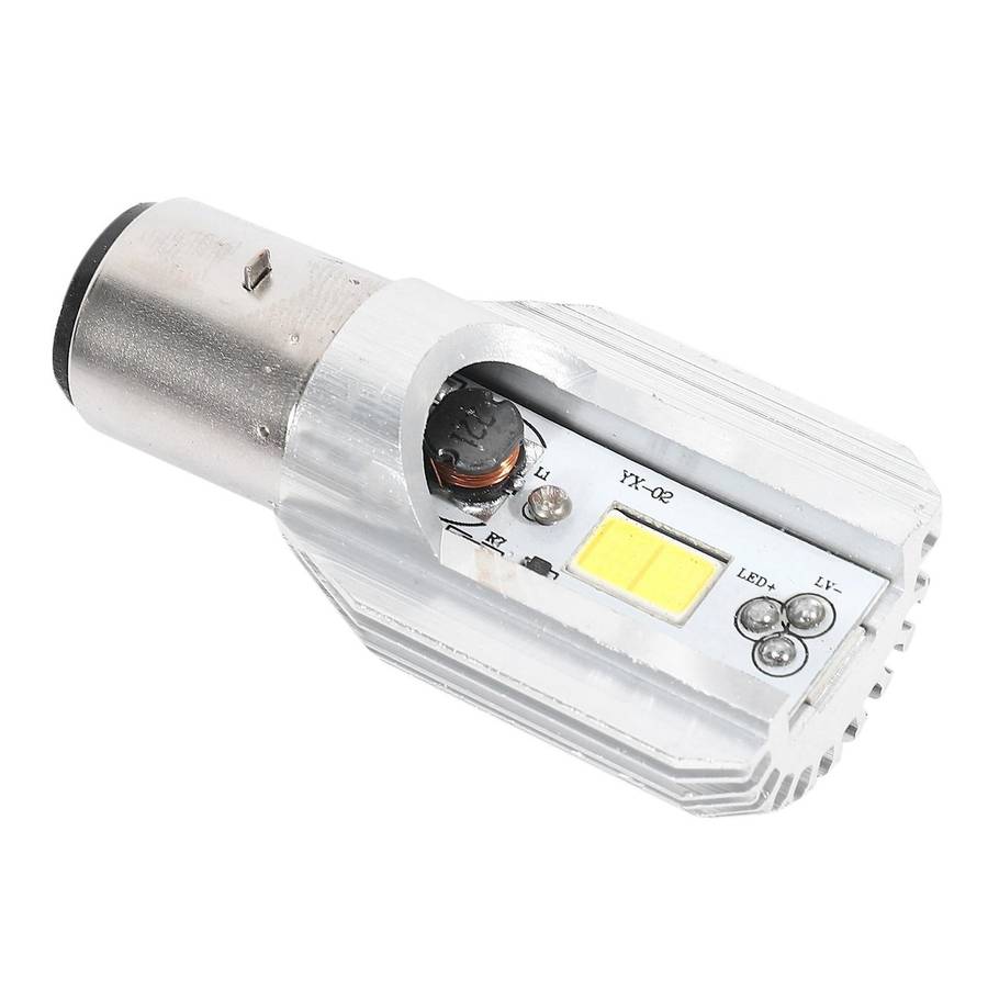 Led Headlight 1200 Lumens White H6 Ba20d Cob 12w Led Bulb