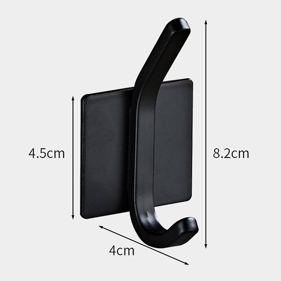 Towel Hook / Adhesive Hook - 4 Piece Set, Waterproof Aluminum Alloy