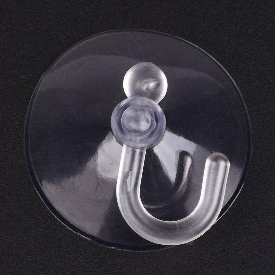 Pvc Plastic Suction Cup Hook 40mm 12 Pcs Clear Blue