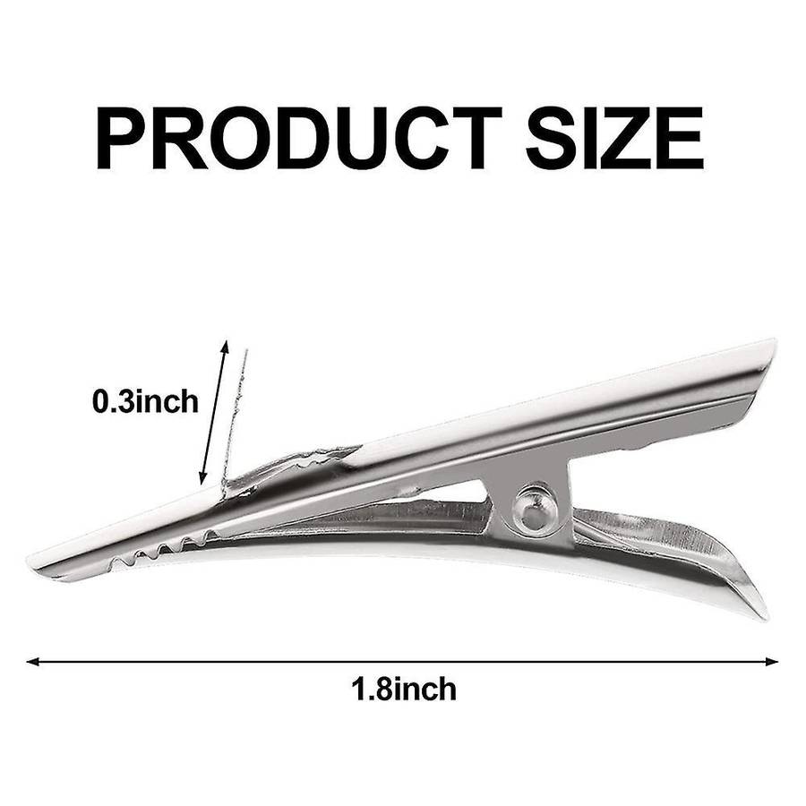 100-pcs Mini Metal Alligator Clips for Crafts - Small Roach Clips