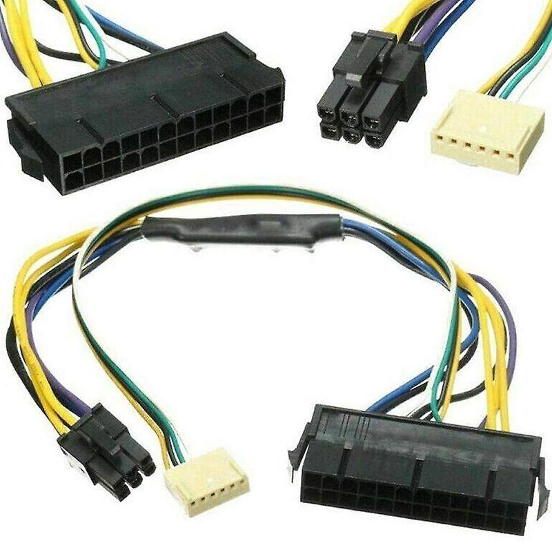 12 Inch Atx Main 24-pin to 6-pin Psu Power Adapter Cable for Hp Z240