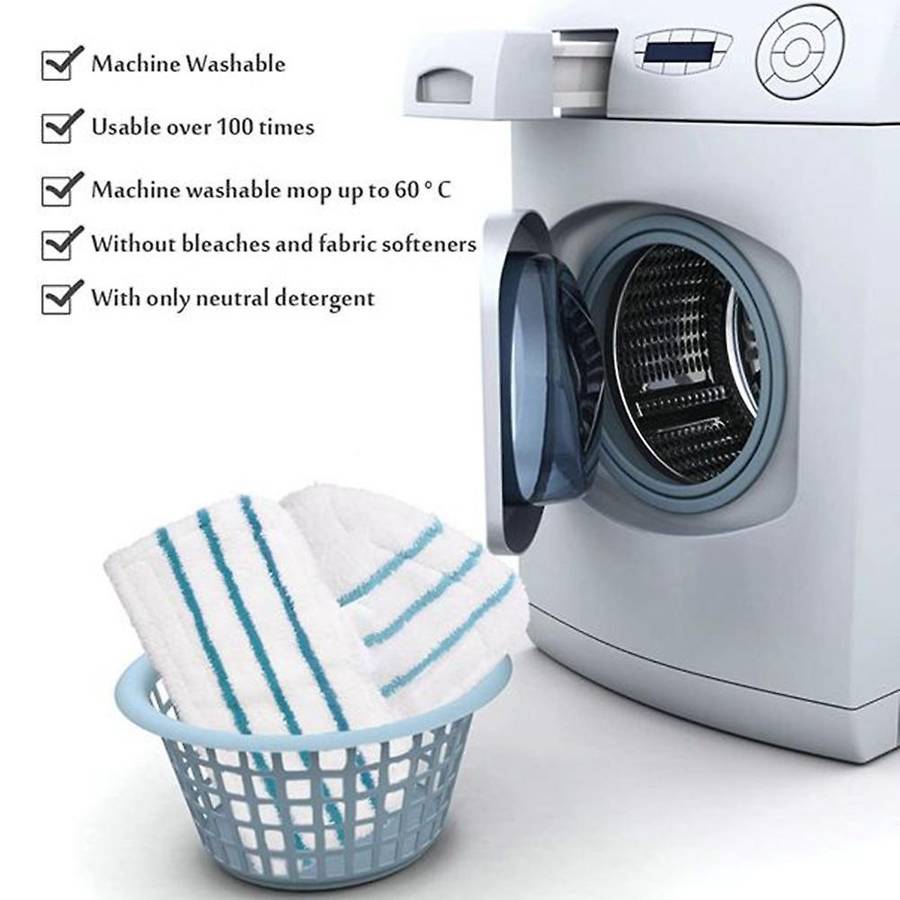 Machine Washable Microfiber Pad + Cleaning Pad Replacement Pad