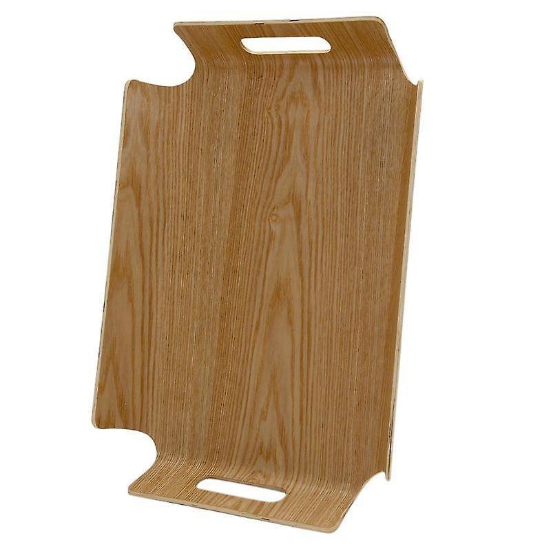 3x Luxury Desk Table Bamboo In Bed Bread Wooden Tray with Handles