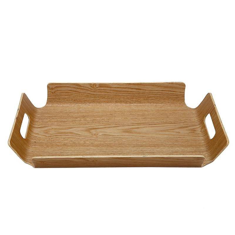 3x Luxury Desk Table Bamboo In Bed Bread Wooden Tray with Handles