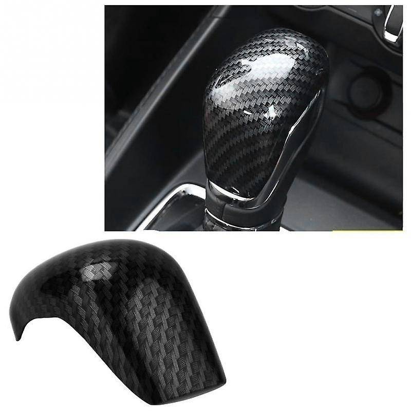 For Mg Zs 2017 - 2020 Ev Mg6 Carbon Fiber Gear Shift Knob Head Trim