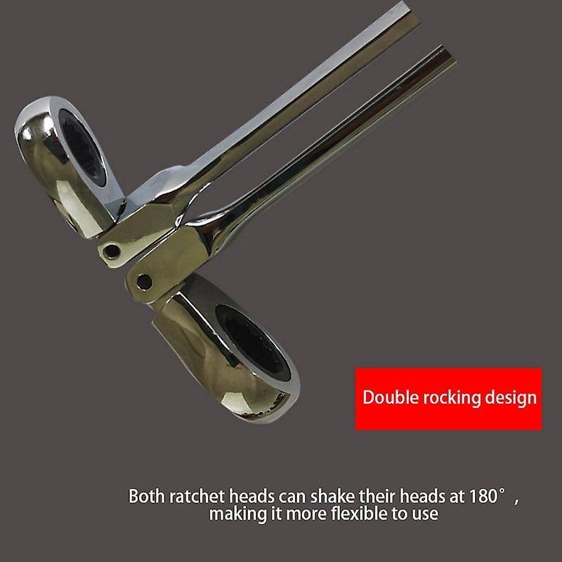 Flexi-head Ratchet Spanner Set-extra Aviation Wrench Long 72 Tooth