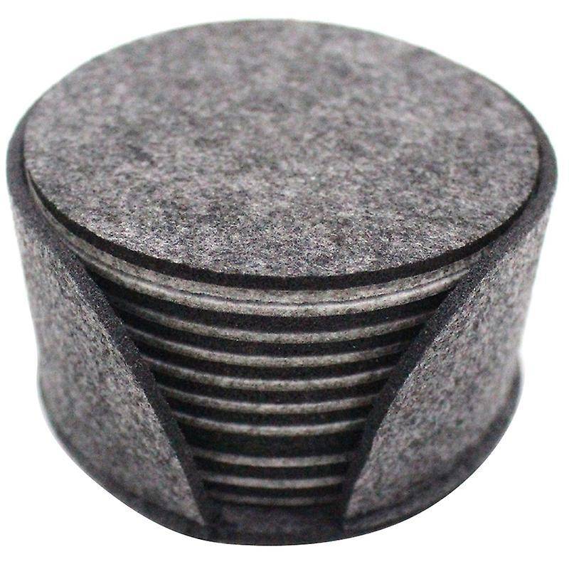 Glass Coaster, Round Coaster, with Beverage Box, Bar, Cup 10-pc Set