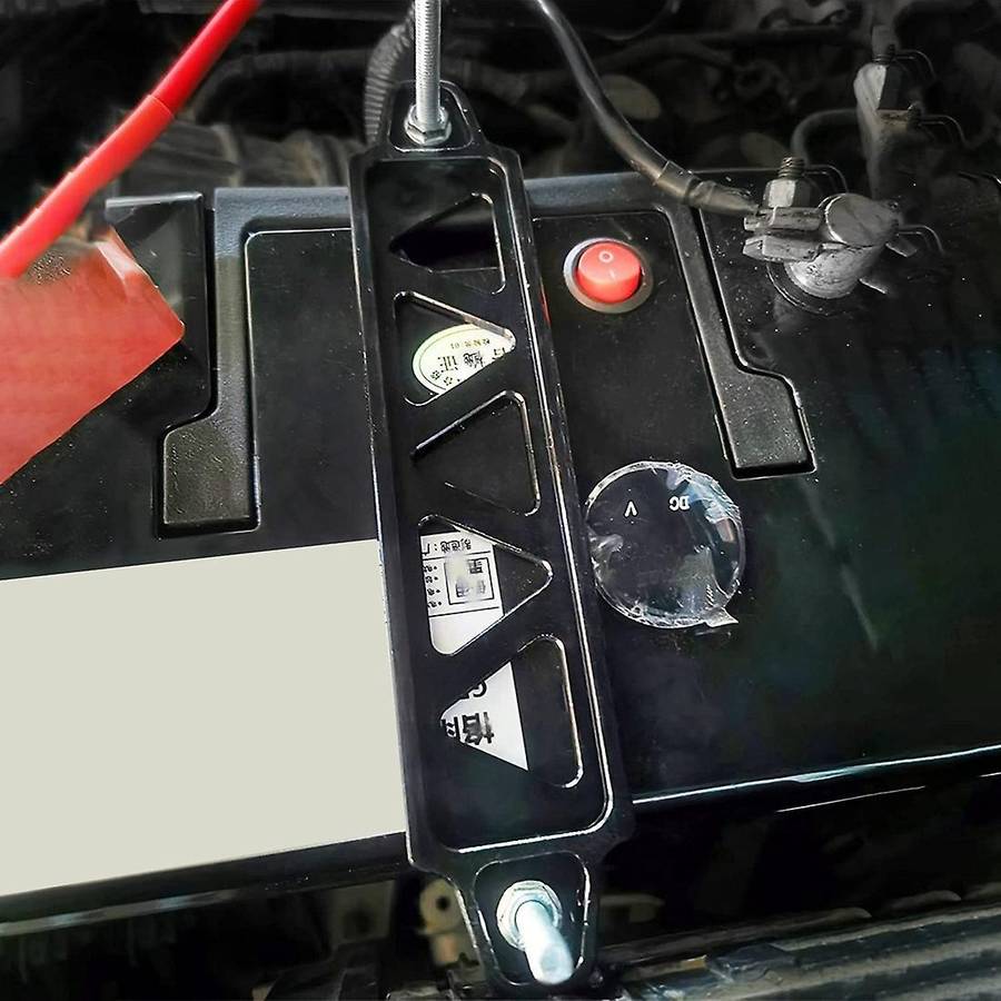 Battery Tie Down Bracket Accessories for Honda Civic Acura,black