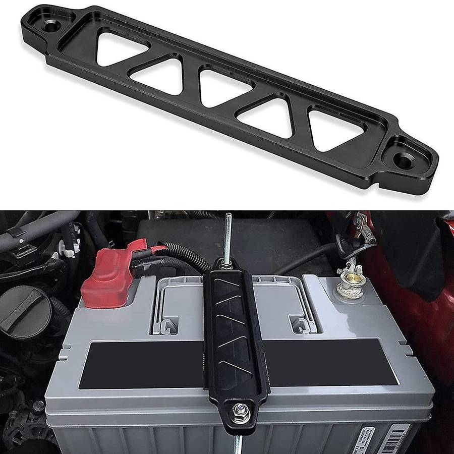 Battery Tie Down Bracket Accessories for Honda Civic Acura,black
