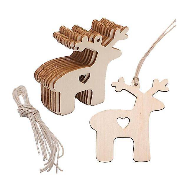10pcs Lattice Pattern Vintage Snowflake Christmas Tree Decor Gifts C