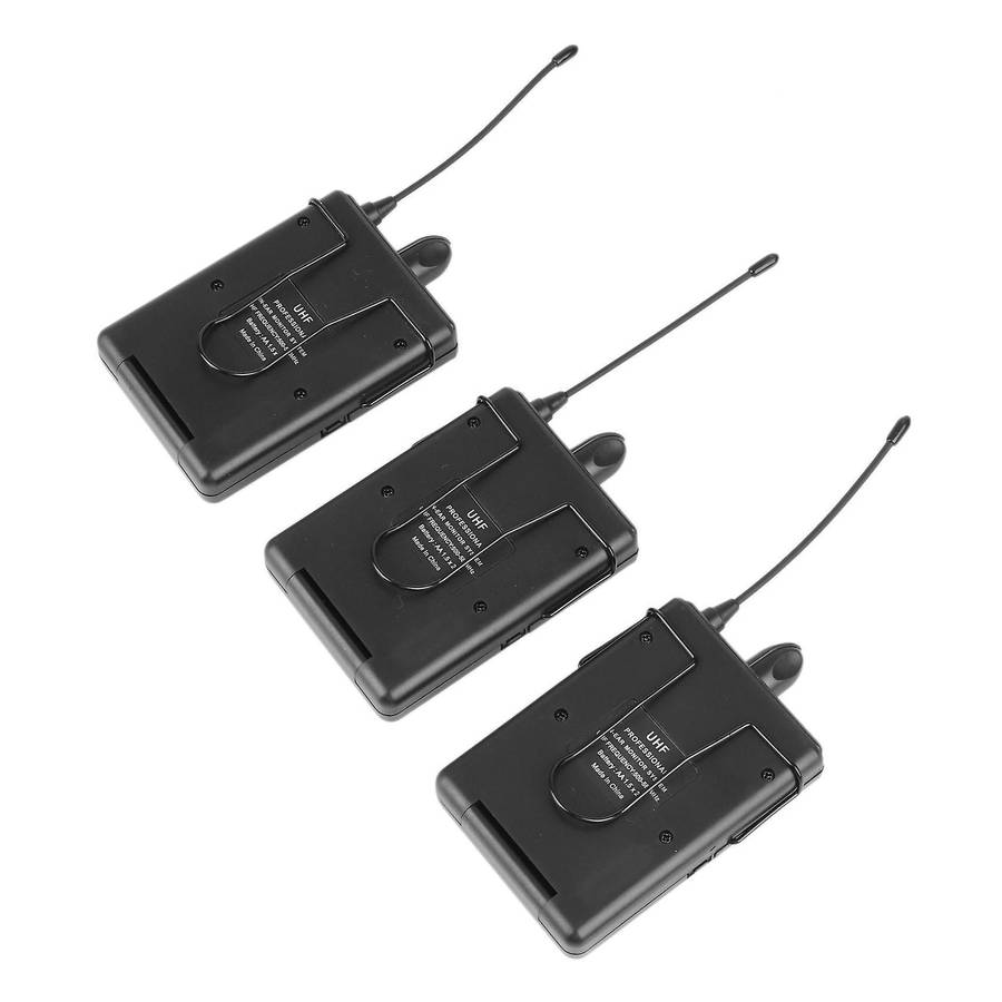 Audio Uhf Wireless Microphone for Dslr Camera Interview, One for Two