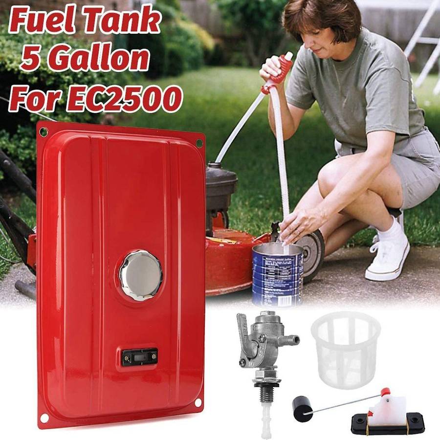 Universal 5/7 Gallon Generator Secondary Fuel Tank Valve Chrome Cap