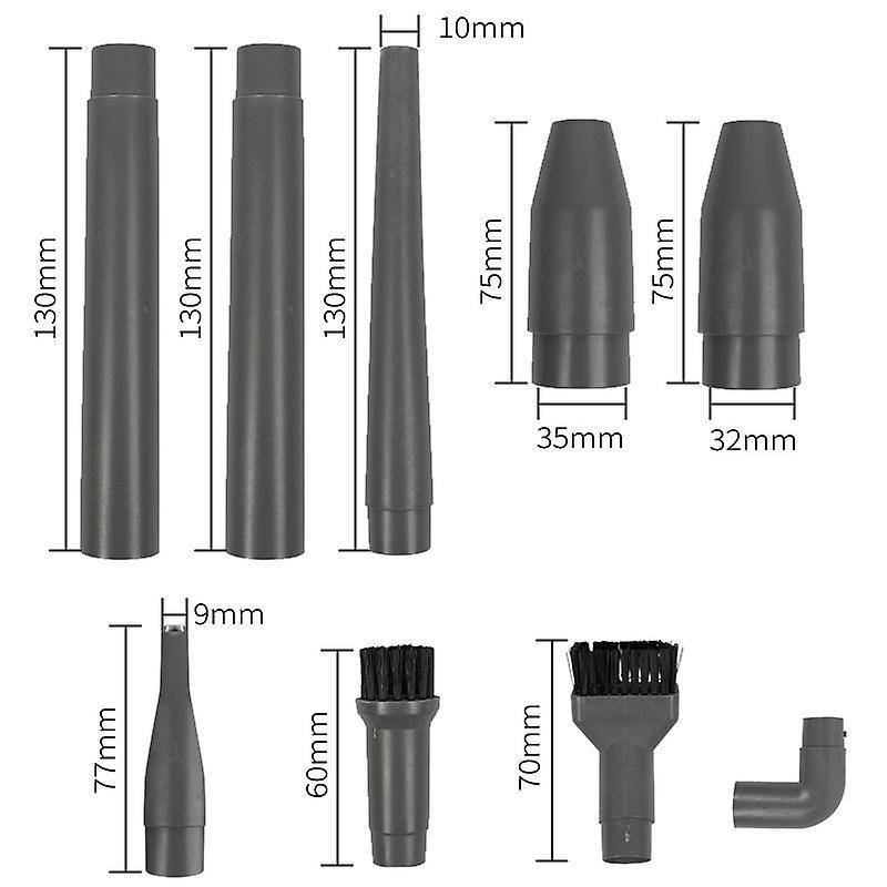 15pcs/set Vacuum Cleaner Accessories Suction Head Flat Nozzle Brushes