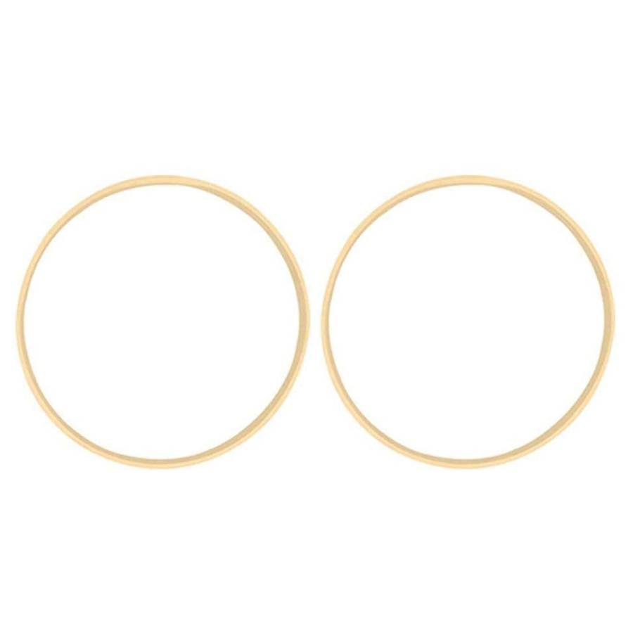 2x Dream Bamboo Rings,wooden Circle Round Catcher Diy Hoop 23cm