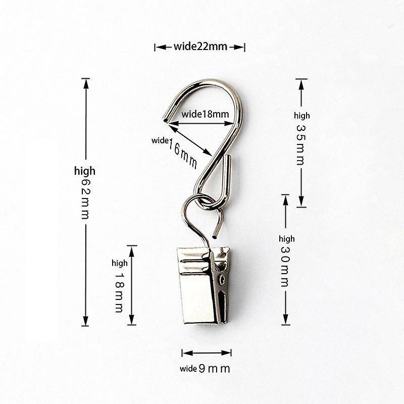 S Hooks Curtain Clips 50 Pcs Hanging Party Lights Clips Hangers