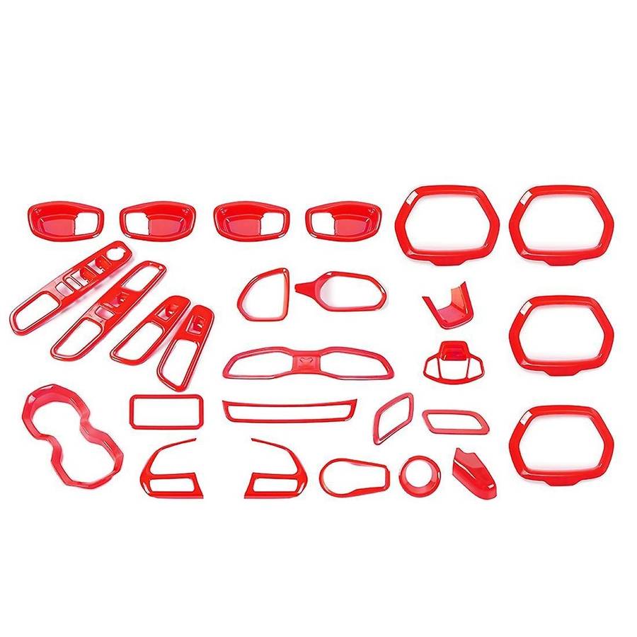 Air Conditioning Vent Interior for Jeep Renegade 2016-2018 (red)
