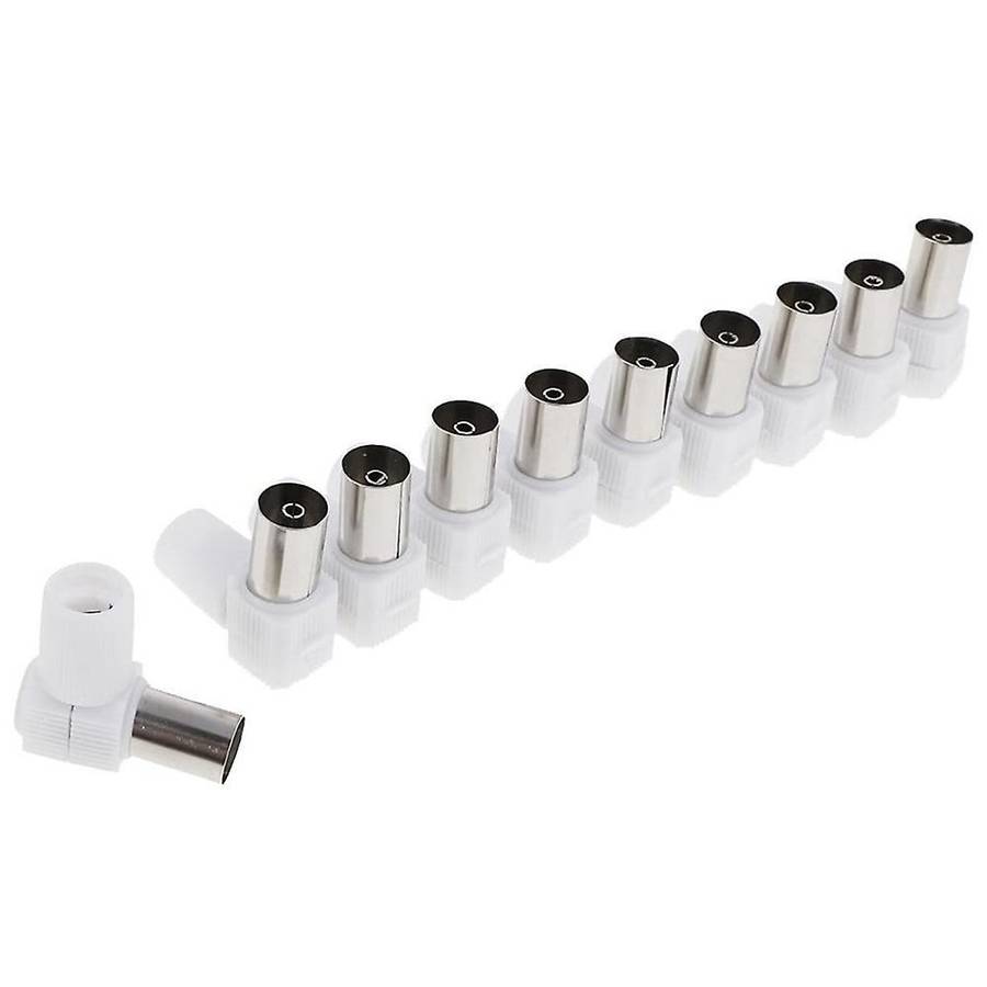 10pcs 9.5mm 90 Degree Bend Antenna Rf Male Connector