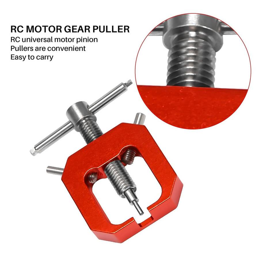 Rc Motor Gear Puller, Professional Tool Universal Motor Pinion (red)
