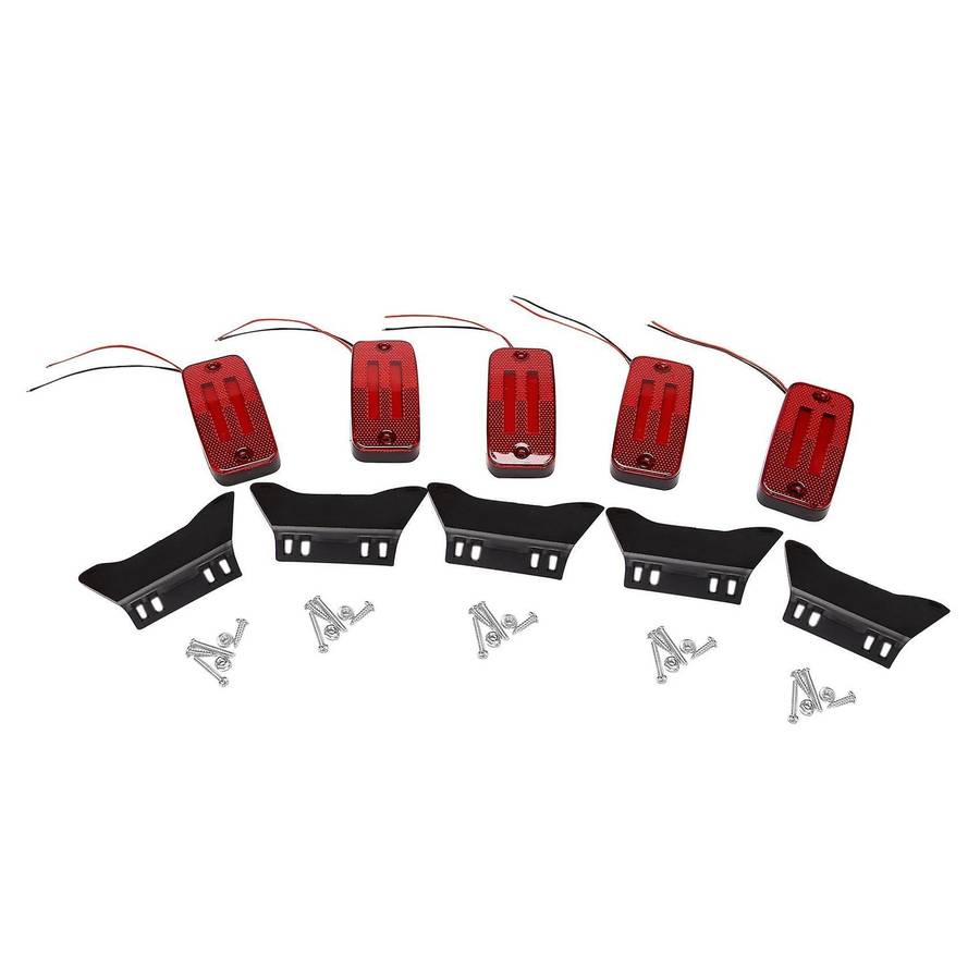 Truck Side Marker Light 12-24v Led Tail Light Led Turn Signal Red