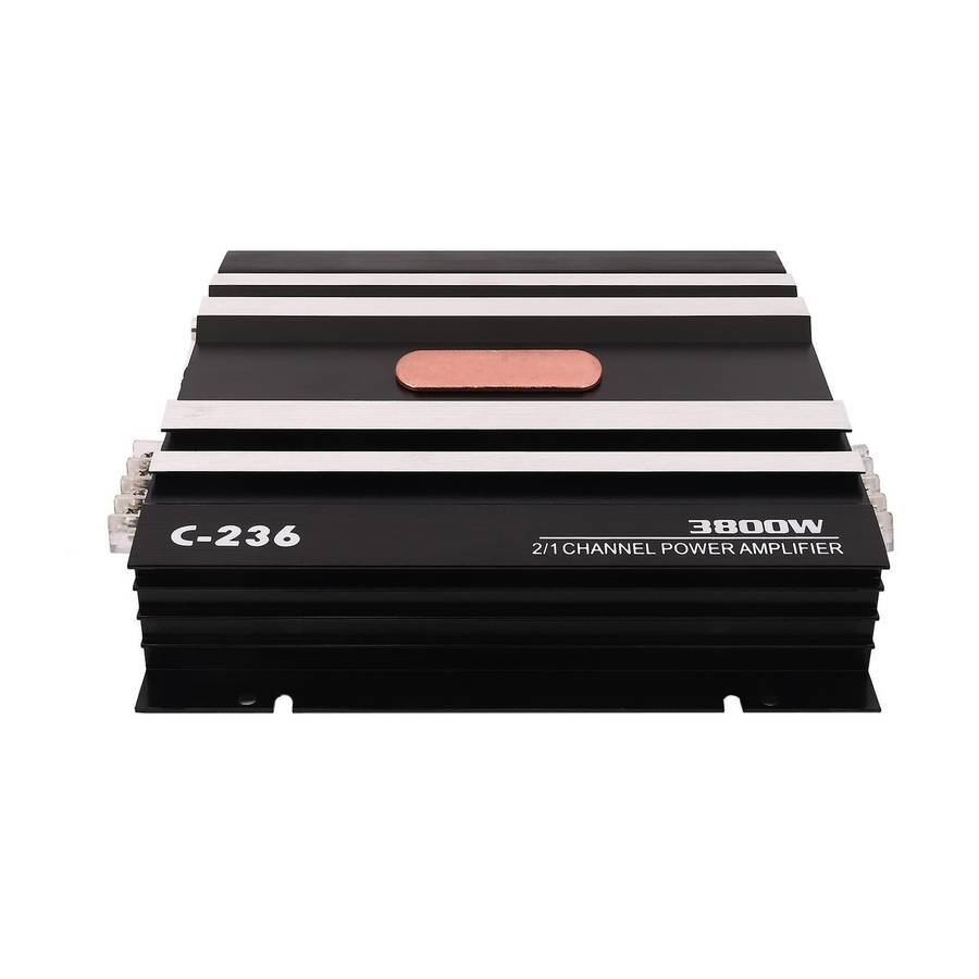 3800w 2 Channel Power Amplifier 12v Car Audio Amplifier Bass Amp