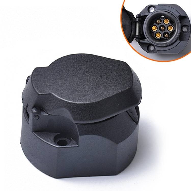 12V 7Pin Car Plug Socket Wiring Connector Adapter Car Plug Socket for Trailer /  Truck / Bus, EU ...