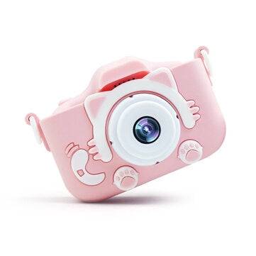 Mini Kids Digital Camera USB Charging 20 Inches 20MP Pixel Small DSLR Motion Camer... (COLOR.: PINK)