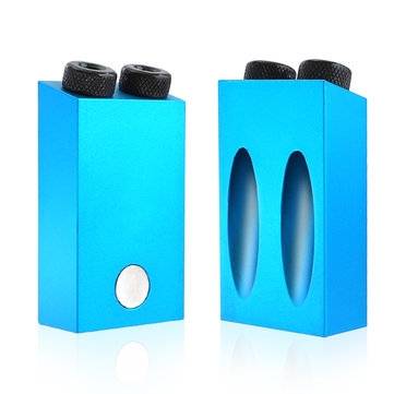 Aluminum Alloy Pocket Hole Jig System with Magnet and Drill Bits Oblique Hole Positioner 6/8/10mm 15