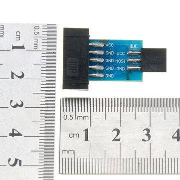 5pcs 10 Pin To 6 Pin Adapter Board Connector ISP Interface Converter AVR AVRISP USBASP STK500 Standa