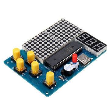 51 Single Chip Microcomputer Computer Game Machine Tetris/Snake/Racing/Aircraft Assembled