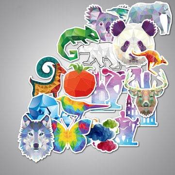 35Pcs Animal Car Stickers Mixed Funny Cartoon For Luggage Laptop Computers Bicycles Decor Motorcycle