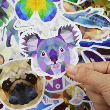 35Pcs Animal Car Stickers Mixed Funny Cartoon For Luggage Laptop Computers Bicycles Decor Motorcycle