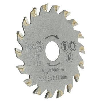 18 Teeth Diameter 54.8mm Circular TCT Saw Blade Concrete Cement Wood Cutting Saw Blade